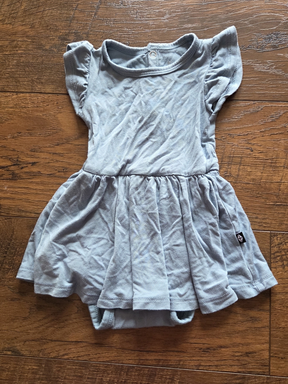 Kyte BABY Twirl Bodysuit Dress 3-6m